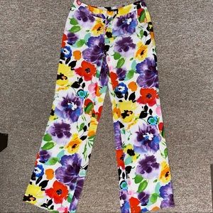 Floral wide leg Lauren by Ralph Lauren pants